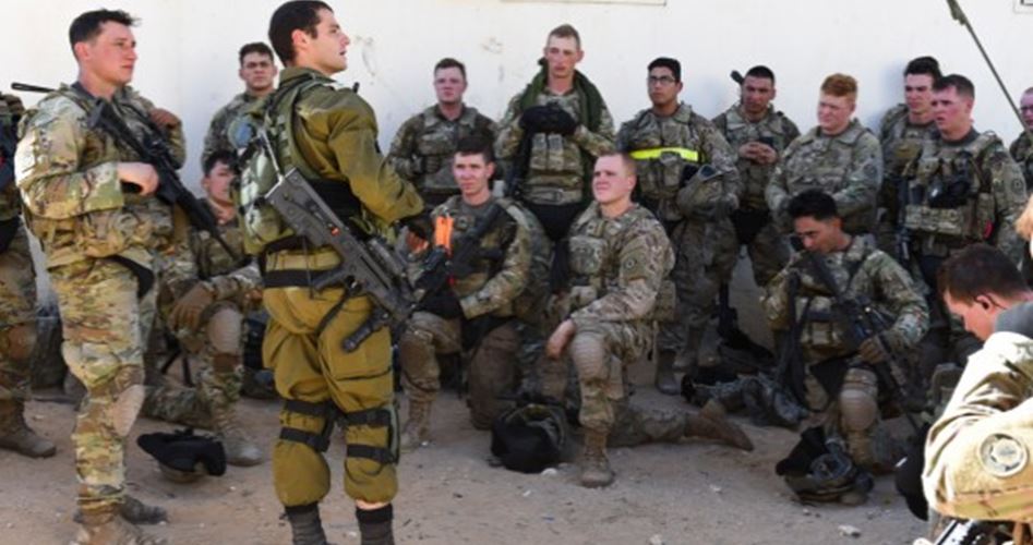 ABD Askerleri Gazze Sınırında Siyonist İsrail Askerleriyle Birlikte Tatbikat Yaptı