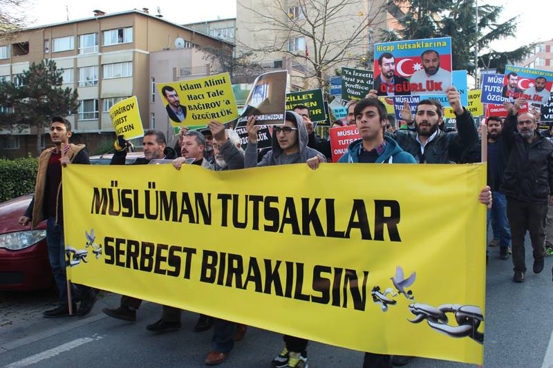 Aliyev Rejiminin Siyonizm Karşıtı Müslümanları Şehit Etmesi ve Tutuklaması İstanbul'da Telin Edildi (FOTO)