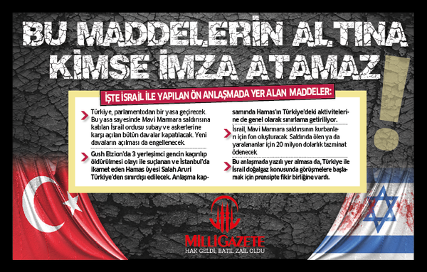 Bu maddelerin altına kimse imza atamaz!