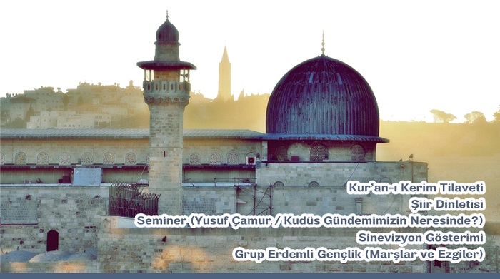 Bursa'da Dünya Kudüs Günü Programı Düzenleniyor