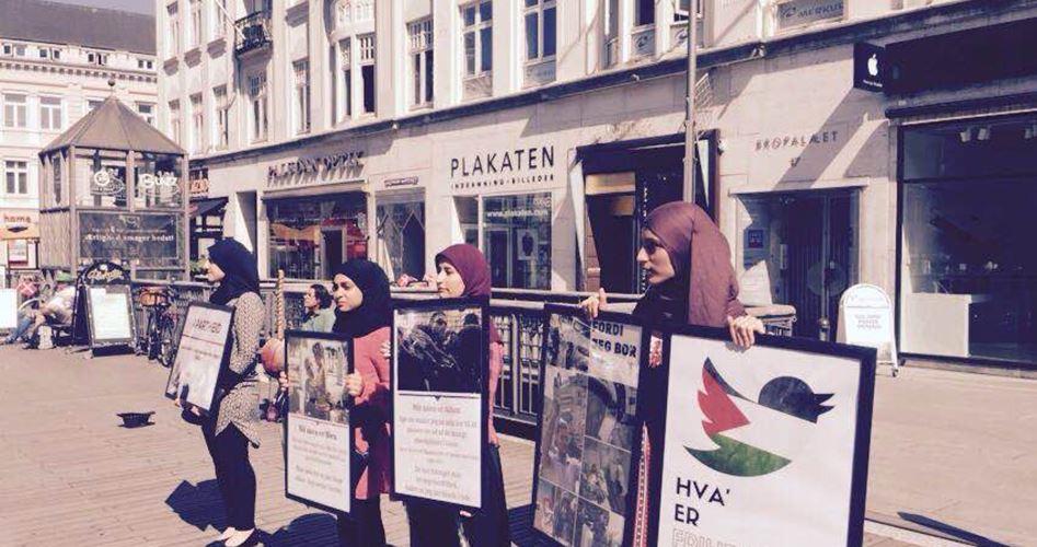 Danimarka’da Gazze Halkıyla Dayanışma Eylemi