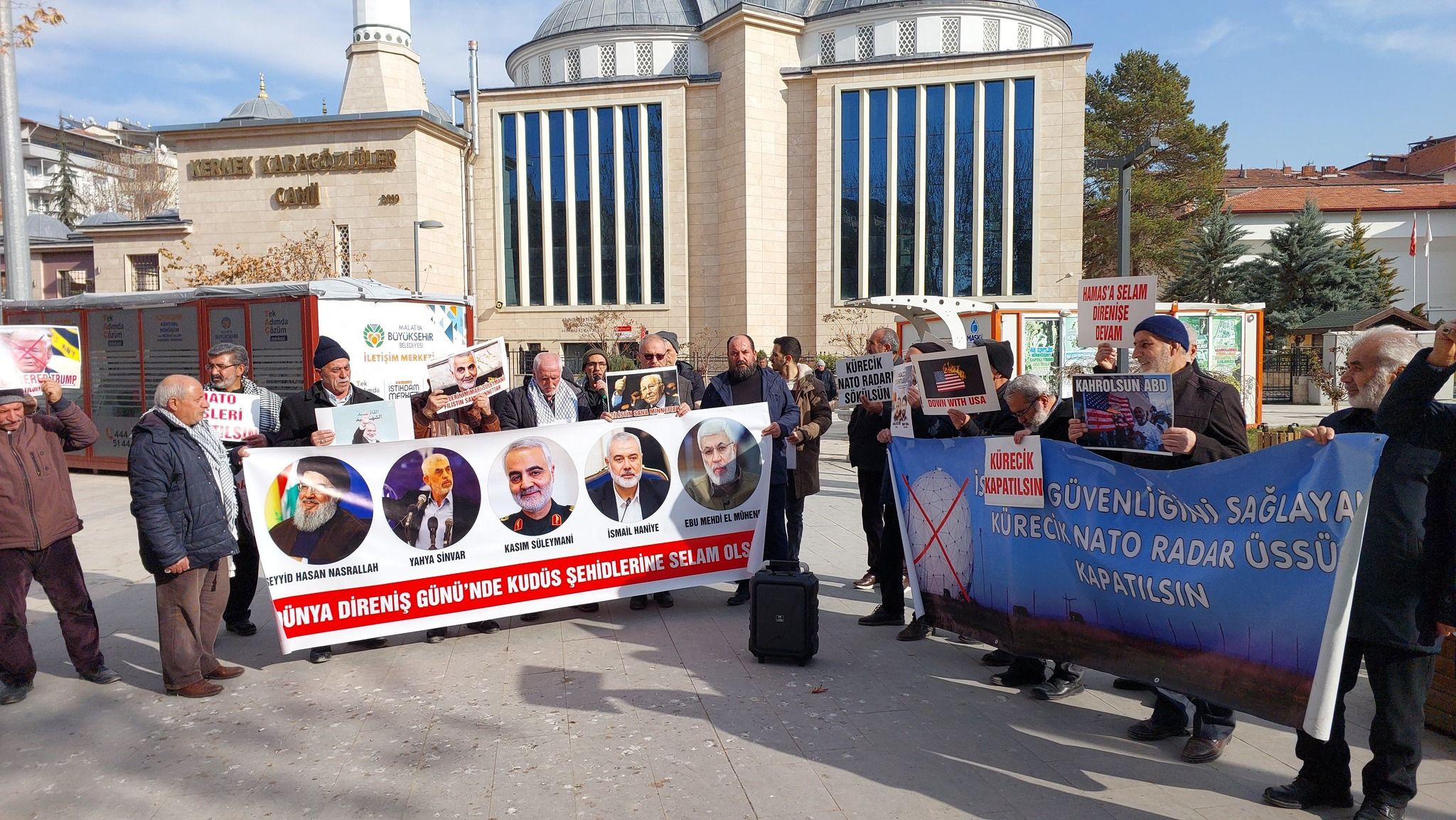 Dünya Direniş Günü'nde Malatya'dan Yükselen Feryat: Kürecik Nato Radarı Kapatılsın (Video-Foto)