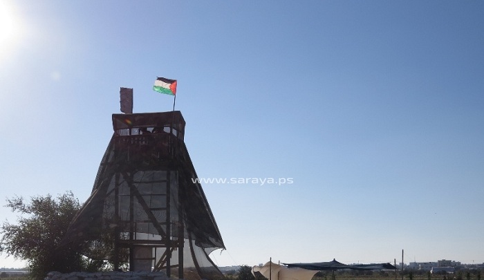 Filistin direnişinden Siyonist İsrail’e yeni bir sürpriz: Gazze sınırında gözcü kulesi