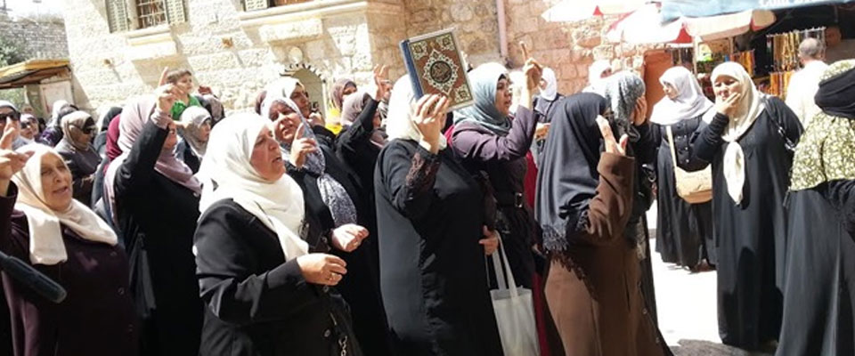 Filistinli Kadınların Mescid-i Aksa Direnişi Devam Ediyor