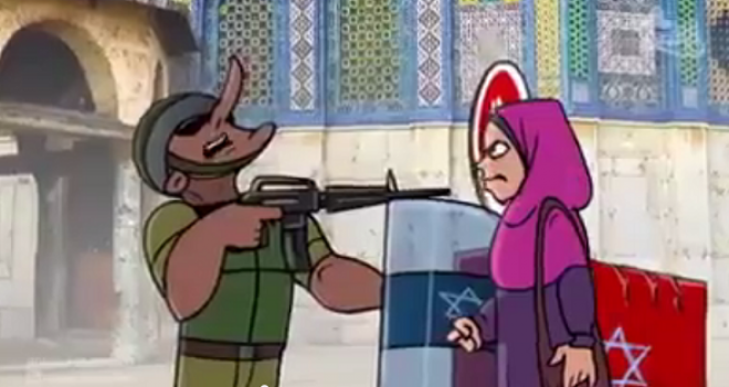 Filistinlilerin hazırladığı bu çizgi film çok konuşulacak! (Video)  