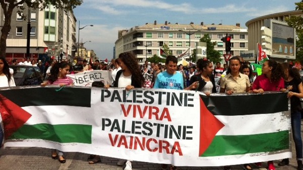 Fransa'nın Çeşitli Şehirlerinde Filistin İçin Yürüyüşler Düzenlendi 