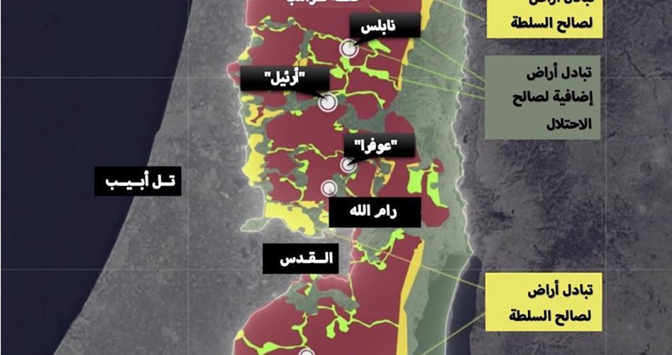 Gasıp İsrail Batı Şeria'yı İlhak Planının Haritasını Sızdırdı 