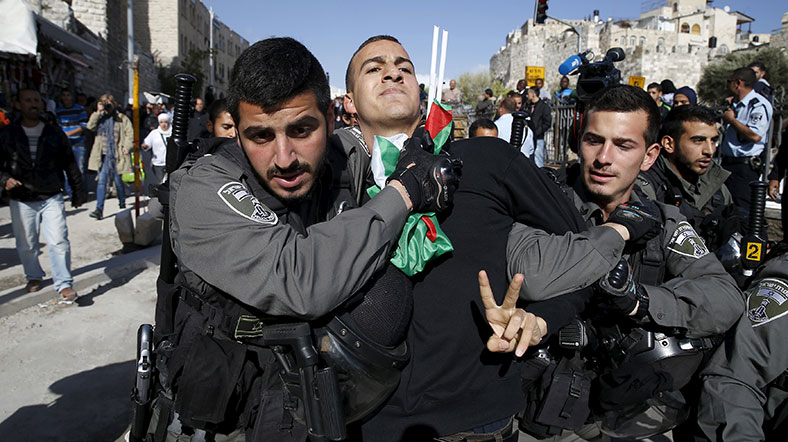 Gasıp Rejim 2015 Yılında Kudüs'te 2260 Kişiyi Tutuklandı 