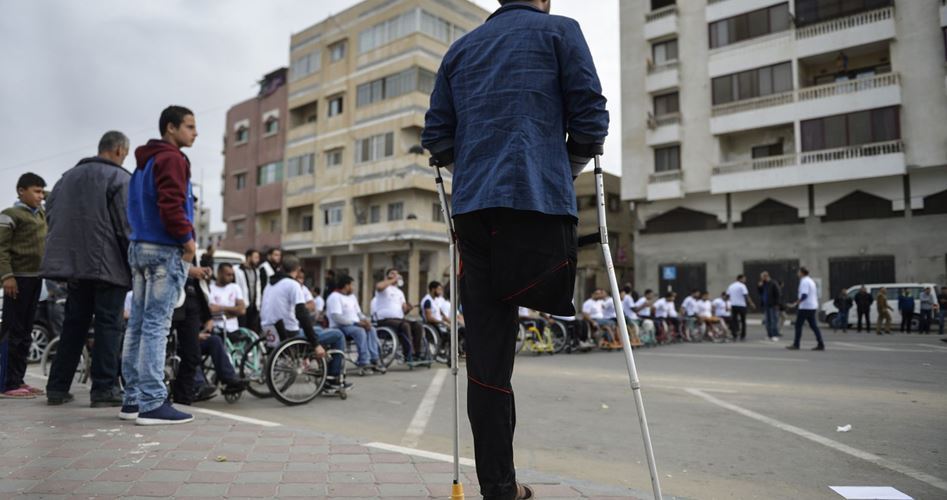 Gazze'de Engelliler Yarıştı