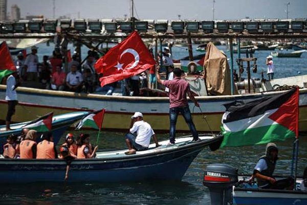 Gazze'de Tekneler Mavi Marmara İçin Açıldı