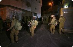 İşgal Güçleri Nablus'un Birçok Beldesine Baskın Düzenledi