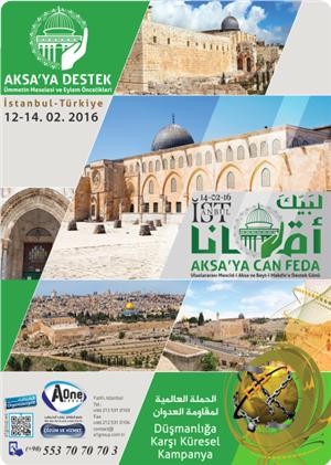 İstanbul'da 12-14 Şubat'ta Mescid-i Aksa'ya Destek Konferansı Düzenlenecek