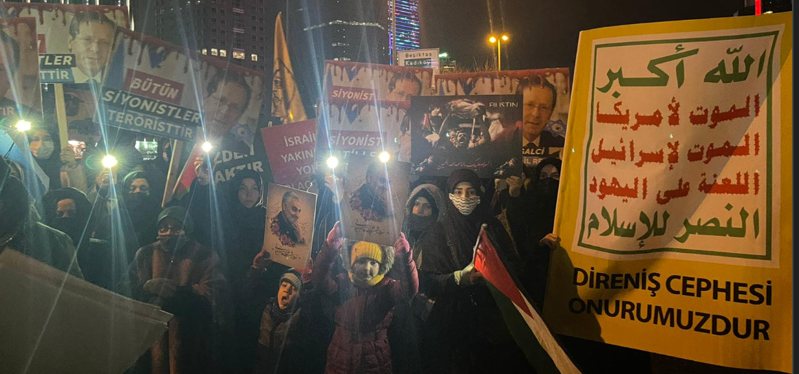 İstanbul'da Siyonist Herzog'un Ziyareti Protesto Edildi
