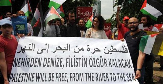 İstanbul'daki Filistinlilerden Nekbe Eylemi!
