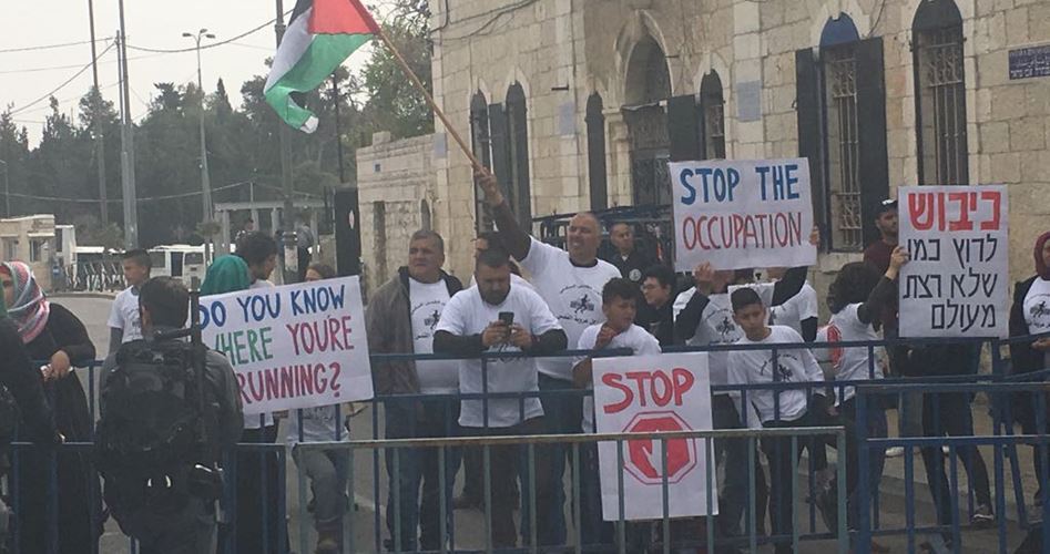 Kudüs Halkı Gasıp İsrail'in Kudüs’te Düzenlediği  Maratonu Protesto Etti