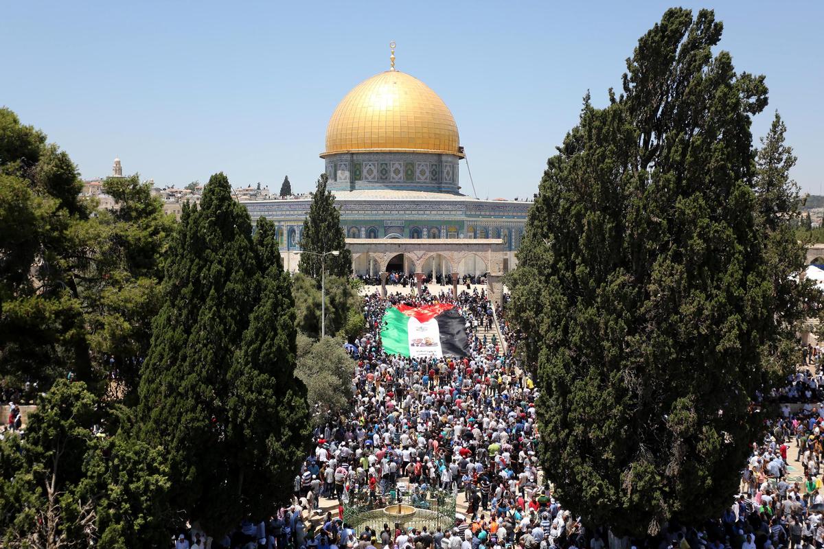Kudüs'te Cuma Namazı Sonrası Muhteşem Kudüs Günü Yürüyüşü