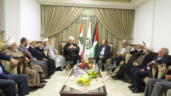 Lübnanlı Şii ve Sünni Alimler Hamas Lübnan Temsilcisini Ziyaret Etti