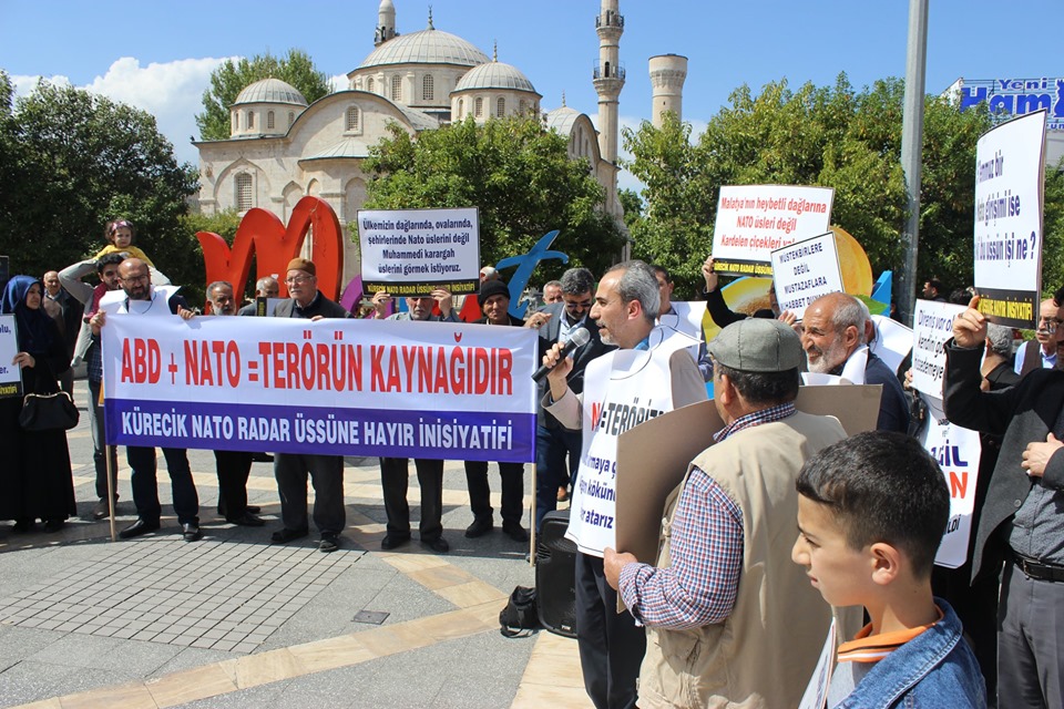 Malatya'da NATO'ya Hayır Eylemi (VİDEO-FOTO)