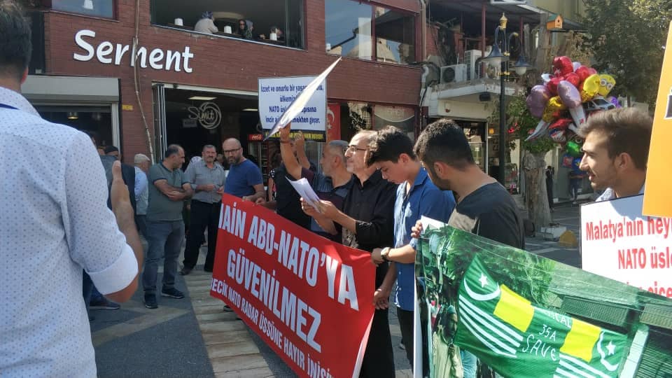 Malatya'da NATO'ya Hayır ve Keşmir'e Destek Gösterisi Düzenlendi (VİDEO-FOTO)