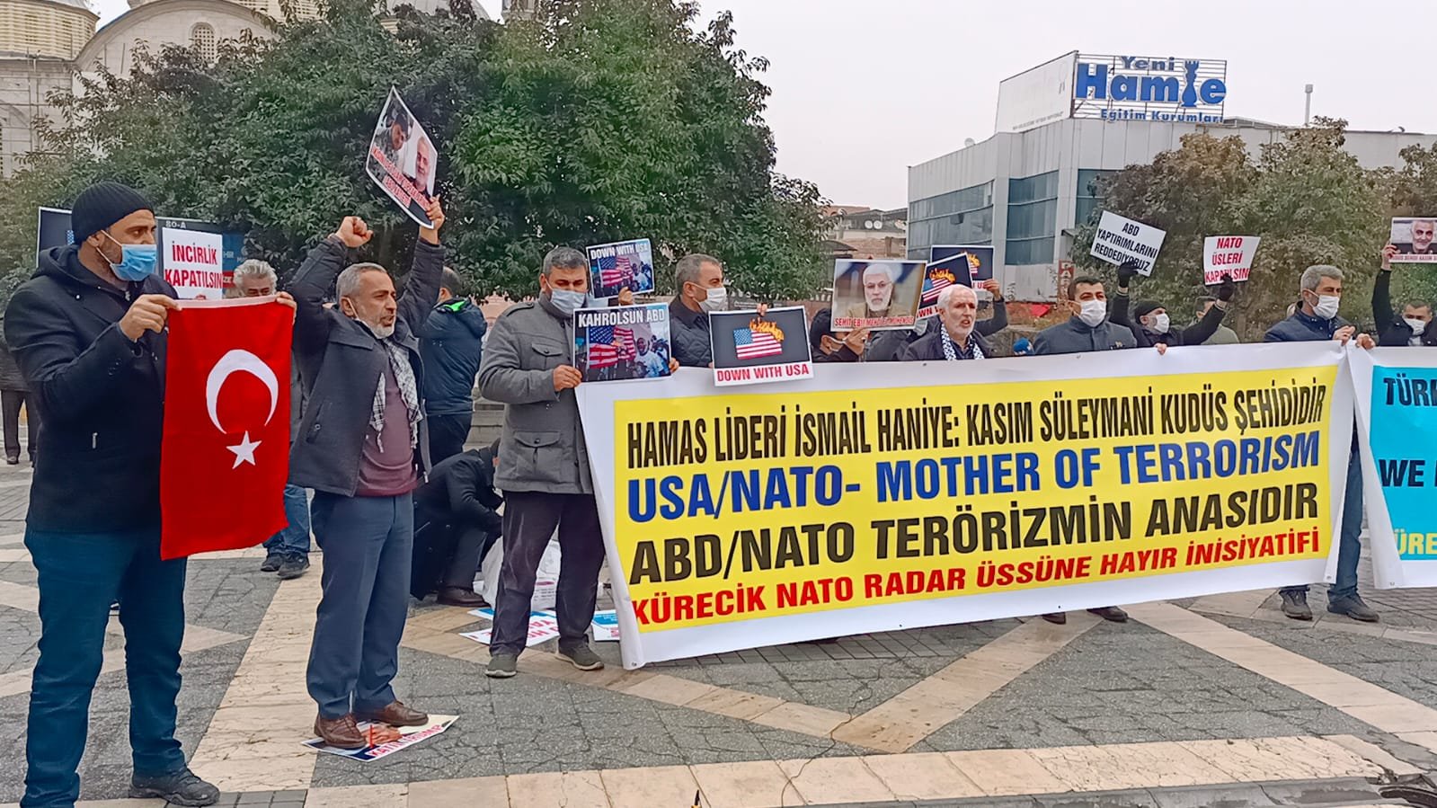 Malatya'da Terörist NATO ve Büyük Şeytan ABD Protesto Edildi (Video-Foto)