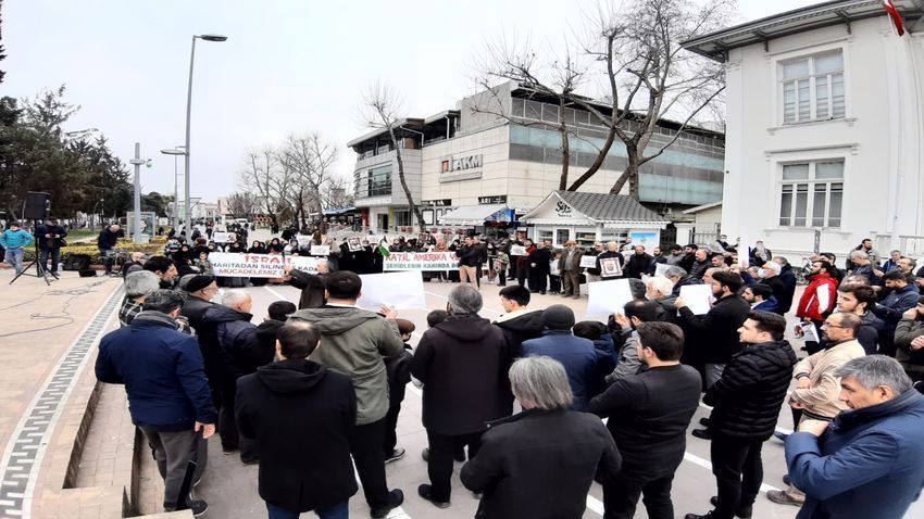 Sakarya'da Katil Herzog'un Türkiye'ye Davet Edilmesi Protesto Edildi (Video)