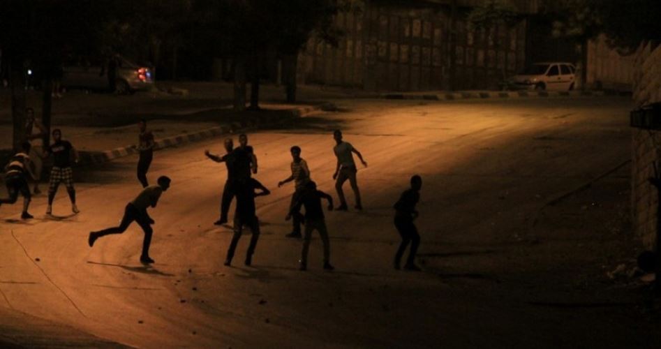 Sebastiye Beldesinde Filistinli Gençlerle Siyonist İsrail Askerleri Çatıştı