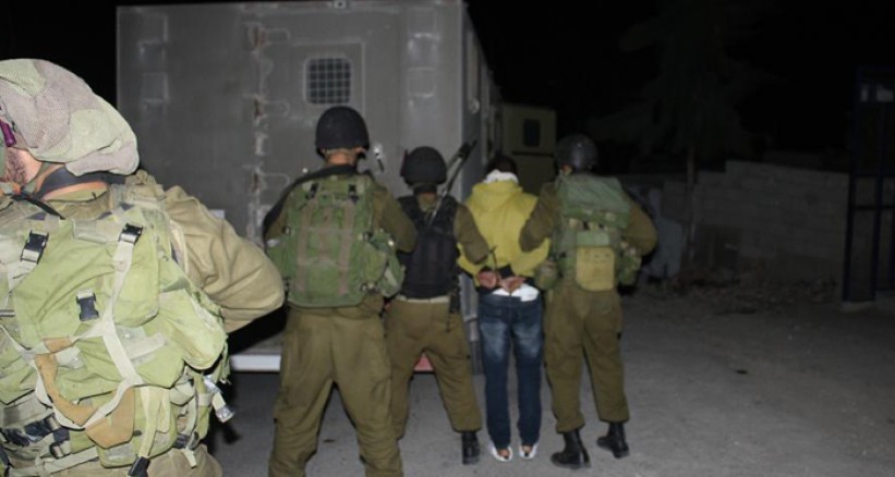 Siyonist İşgal Güçleri Batı Yaka’da Yaptıkları Baskınlarda 12 Filistinliyi Tutukladı