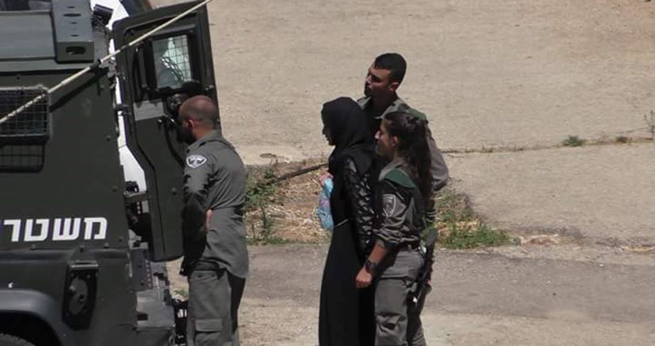 Siyonist Rejim Güçleri El-Halil'de Filistinli Genç Kadını Gözaltına Aldı
