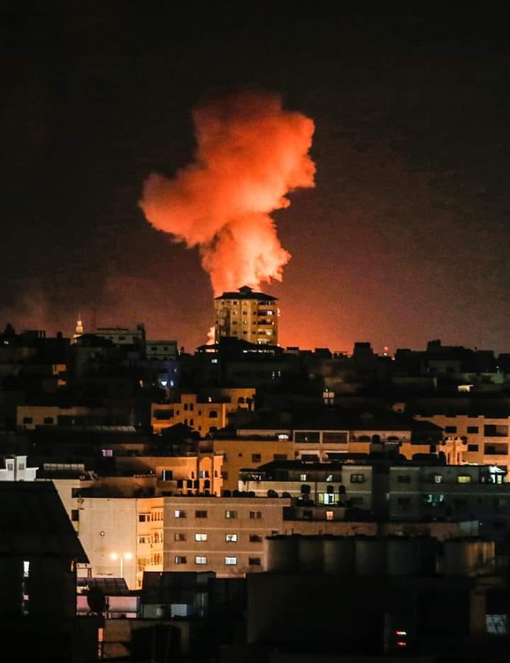 Siyonist Rejim Ordusu Gazze'ye Saldırdı