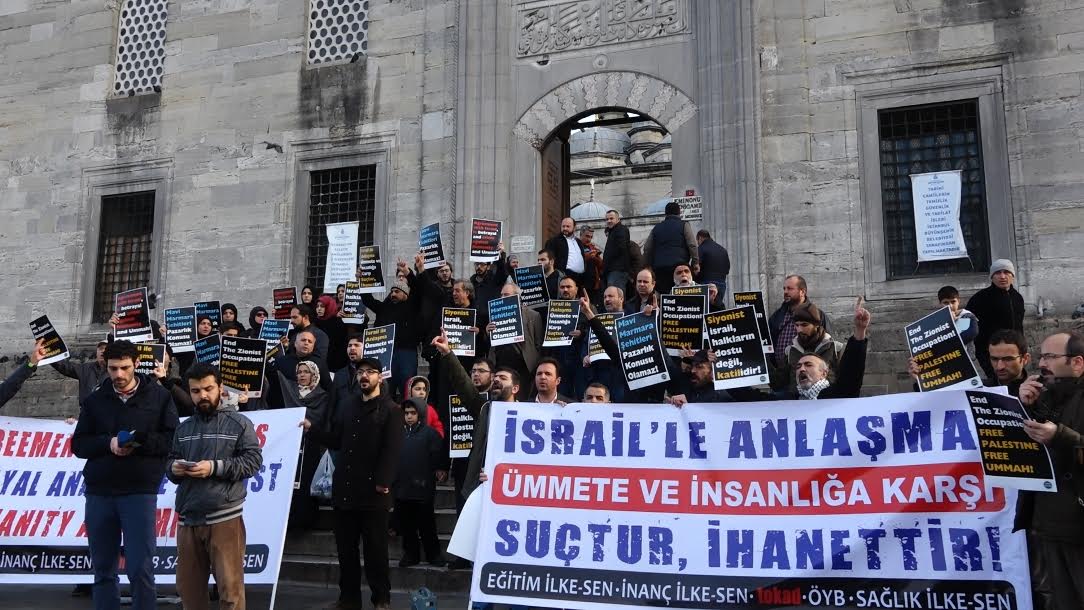 TOKAD, İLKE-SEN ve ÖYB Türkiye-İsrail Görüşmelerini Protesto Etti